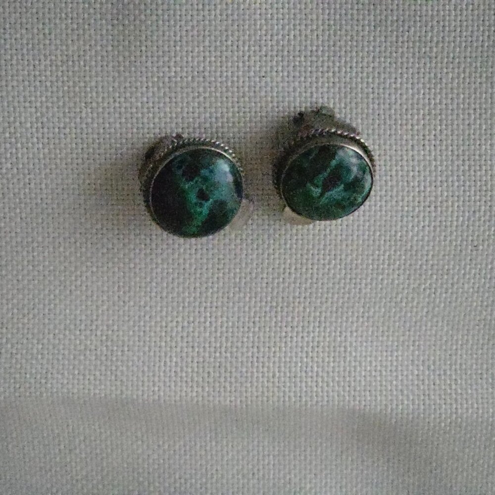 Vintage Sterling Silver Clip on Earrings
